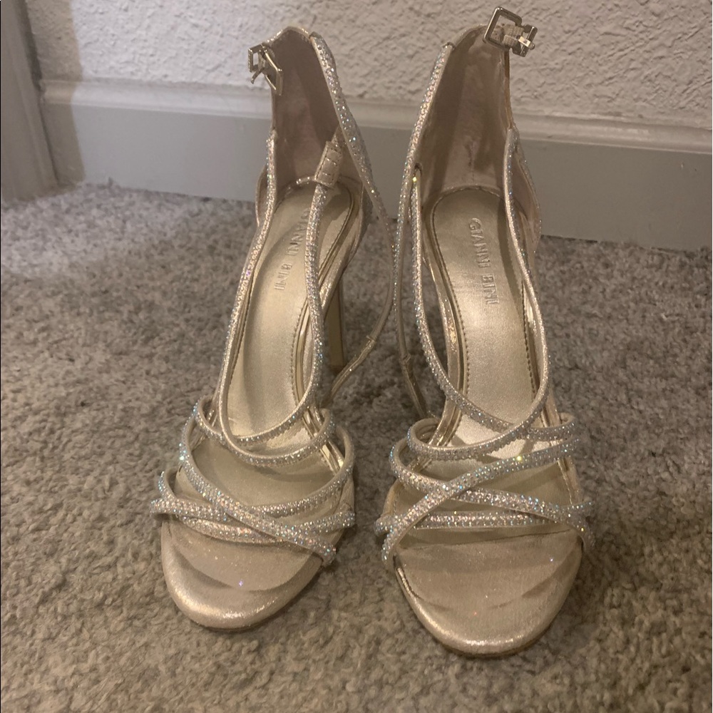 Giani Bini gold prom or formal heels